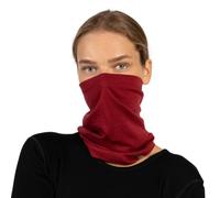 menique 100% Merino Wool Long Neck Gaiter, Windproof Thermal Ski Snood Mask | One layer neck warmer for men and women, motorbike face covering, outdoor skiing cycling running, easy wear under ski helmets