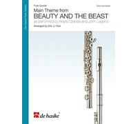 Menken, Alan: Beauty and the Beast - Main Theme: for 4 flutes score and parts