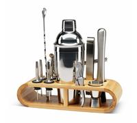 Connoisseur Creations 12 Piece Cocktail Set, Clear