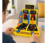 Menkind Ambassador Pac-Man Arcade Basketball Game with LED Scoreboard in Yellow Menkind Yellow
