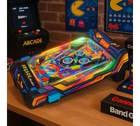Menkind Arcade Fun Co. Vibrant Retro Neon Pinball Game Menkind Multicolor