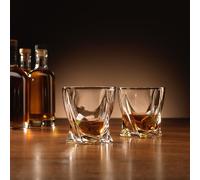 Menkind Connoisseur Creations Twisted Tumblers With Ice Stones in Clear Menkind Clear