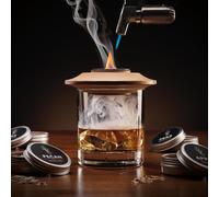 Connoisseur Creations Whiskey Smoker Set | Wood Burning Accessory Flavouring Kit