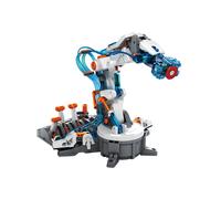 Menkind Construct & Create Hydraulic Robot Arm Engaging 6-Axis STEM Toy in Blue Menkind Blue