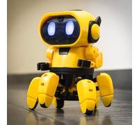 Menkind Construct & Create Tobbie The Robot Cheerful Learning Companion in Yellow Menkind Yellow