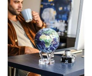 Menkind Earth With Clouds Mova Globe 4.5" in Clear Menkind Clear