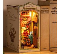 ROBOTIME Rolife Floral Corner Book Nook DIY Miniature Dollhouse TGB09