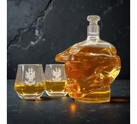 Menkind Halo Infinite Master Chief Helmet Decanter Set With Stylish Tumblers in Clear Menkind Clear