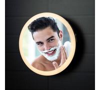 Menkind InGenious Bluetooth Bathroom Mirror Speaker Water-Resistant LED Lighting in White Menkind White