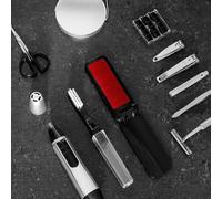 Menkind Ingenious Men's Grooming Kit Handy Travel Essentials Compact In Black black