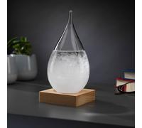 Menkind InGenious Teardrop Charming Weather Predictor Storm Glass in Clear Menkind Clear
