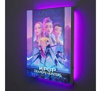 Menkind K-Pop Demon Hunters Huntrix Light Up Canvas Bright Gaming Art Menkind Multicolor