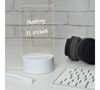 Menkind Light Up Memo Board with Dry Erase Marker