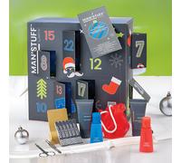 Menkind Man'Stuff 24 Days Advent Calendar Fun Grooming Surprises in Grey Menkind Grey