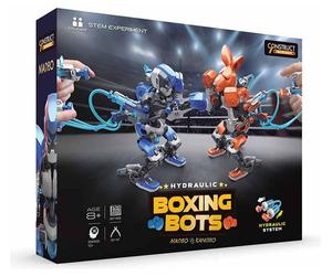 MENKIND Marbo Vs Kangbo Boxing Bots Hydraulic Construction Kit, Blue,Orange