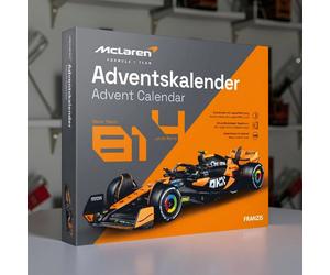 Menkind McLaren Racing Thrill 24 Days Advent Calendar 1:43 Scale Model Kit in Grey Menkind Grey