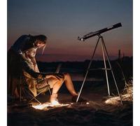 Menkind NASA Telescope For Beginners & Seasoned Astronomers in Black Menkind Black