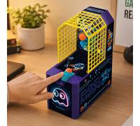 Menkind Pac-Man Neon Basketball Tabletop Arcade Featuring Classic Characters in Purple Menkind Purple