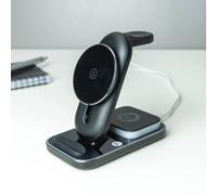 Menkind RED5 Adjustable Charging Hub With Integrated Night Light in Black Menkind Black