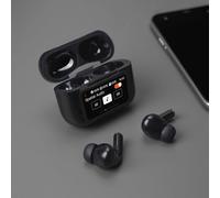 Menkind RED5 ANC EB10 Wireless Earbuds Matte Black With Touch Screen Case Menkind Black