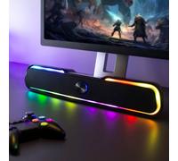 Menkind RED5 Colour Changing Gaming Soundbar Speaker in Black Menkind Black