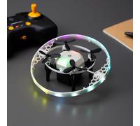 Menkind RED5 Dazzling 360° Stunts Rotating Illuminator Drone in Black Menkind Black