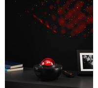 Menkind RED5 Galaxy Projection Lamp With Wireless Speaker & Remote in Black Menkind Black