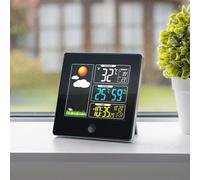 Menkind RED5 LED Weather Station Stylish Temperature Tracker in Yellow Menkind Yellow