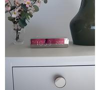 Menkind RED5 Mirrored Design Wireless Charging Alarm Clock in Yellow Menkind Yellow