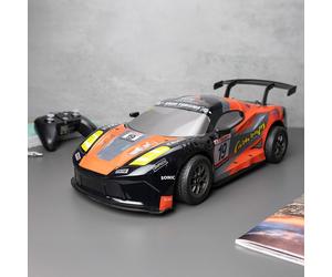 Menkind RED5 Mist Spray Fun & Fast Charging Street Racer Remote Control Car in Black Menkind Black