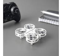 Menkind RED5 Nano Drone Compact Black & White 360° Flips & LED Lights Menkind White