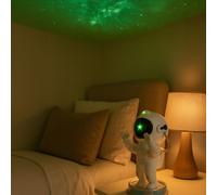 Menkind RED5 Nebula Space Man 360° Spin Projector Light in White Menkind White