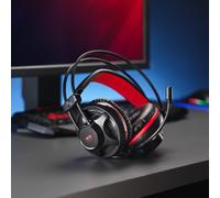 Menkind RED5 Orbit Stylish Gaming Headphones 5.1 Surround Sound in Black Menkind Black