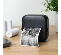 Menkind RED5 Portable Phone Printer Compact Yet Powerful 200 DPI Printing Wonder in Black Menkind Black