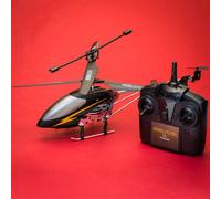 Menkind RED5 Rechargeable Aerobatic Gyro Flyer XL Remote Control Helicopter in Black Menkind Black
