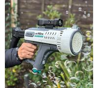 Menkind RED5 Ultimate Bubble Gun 2.0 Colour Changing Light Shooter in Off-White Menkind Off-White
