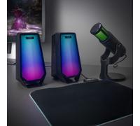 Menkind RED5 Zodiac Gaming Bundle: Microphone, Speakers & Mouse Mat Set in Black Menkind Black