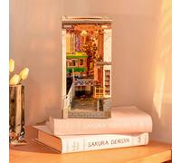 Robotime Rolife Sakura Densya 3D Wooden DIY Miniature House Book Nook - TGB01