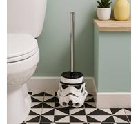 Menkind Star Wars Stormtrooper Quirky Bathroom Toilet Brush in White Menkind White