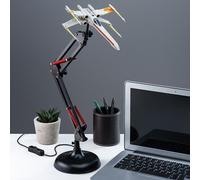 Menkind Star Wars X Wing Posable Desk Light in Black Menkind Black