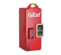 Menkind UKONIC Fallout Vending Machine Thermoelectric Mini Fridge Cooler | Seven litre capacity cooler holding up to 12 cans with removable shelves and an open door light