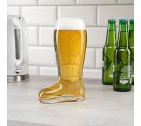 Menkind #Winning 1 Litre Beer Boot in Clear Menkind Clear