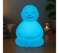 Menkind #Winning Buddha Colour-Changing Lamp With USB Recharge in Blue Menkind Blue