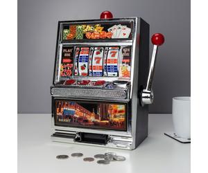 Menkind #Winning Retro Style Mini Arcade Lucky Slot Machine in Black Menkind Black