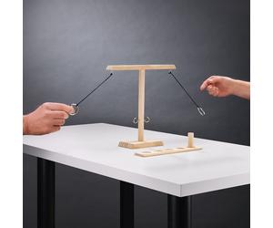 Menkind #Winning Ring Toss Game Fun Shot Glass Edition in Brown Menkind Brown