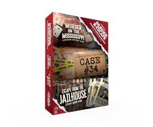 Menkind x Professor Puzzle 3 in 1 Murder & Escape Puzzle Game Collection | One Time Play Experience Murder Mystery Detective Case Challenges with Clues and Solutions for 1 to 4 Players Ages 12 and Up