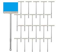 Menkxi 20 Pcs Handheld Sign Holder 22-34" Stainless Steel Hand Held Billboard Sign Stands Handheld Sign Poster Holder for Sports Meetings Exhibition Welcome Leader Tour Guide Parade, No Signboard