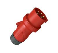 MENNEKES 13523 PowerTOP Xtra plug 32 A 400 V AC red robust design