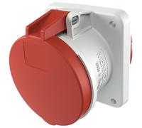 Mennekes 63A 5P Industrial Panel Mount Socket 400V IP44 - 1252A