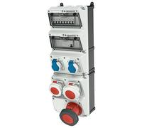 Mennekes Amaxx 5-Module IP67 Industrial Socket Combination - 950032